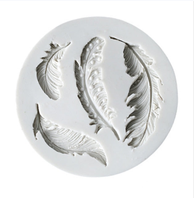 Feathers Fondant Mold | Luvikno