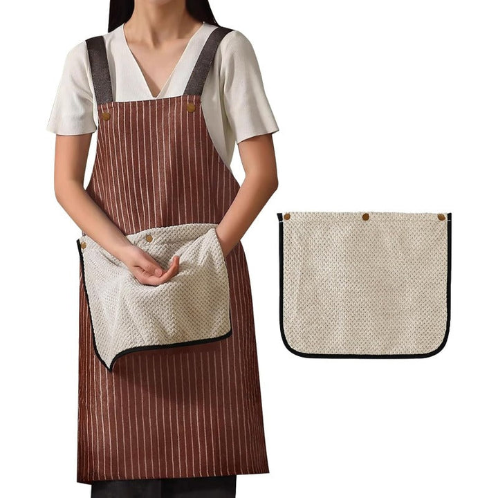Cross Back Work Apron Luvikno