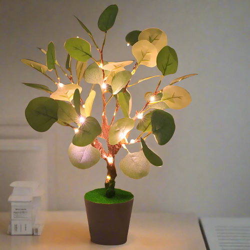 Julepynt LED Faux Leaf Lampe Luvikno