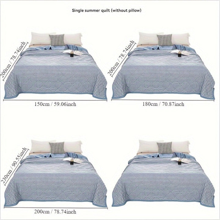 Elegant Preppy Rutete Sommerteppe for Kule Netter | Luvikno