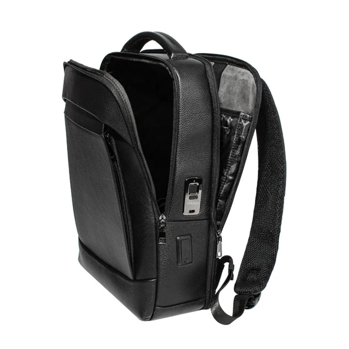 Herres Business Laptop Ryggsekk med Fingeravtrykk Lås – Stor Kapasitet Tyverisikring | Luvikno