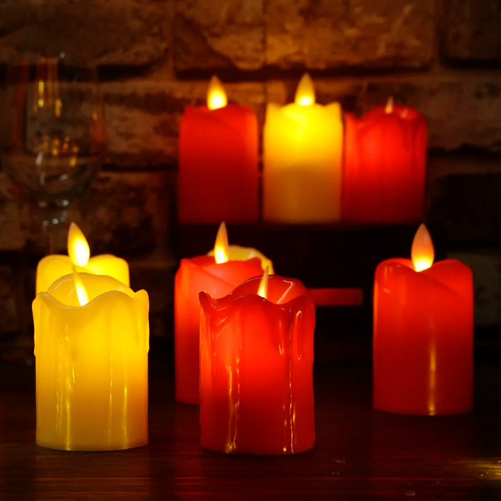 LED lys med flammeeffekt for feiringer Luvikno