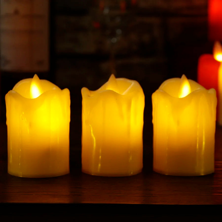 LED lys med flammeeffekt for feiringer Luvikno