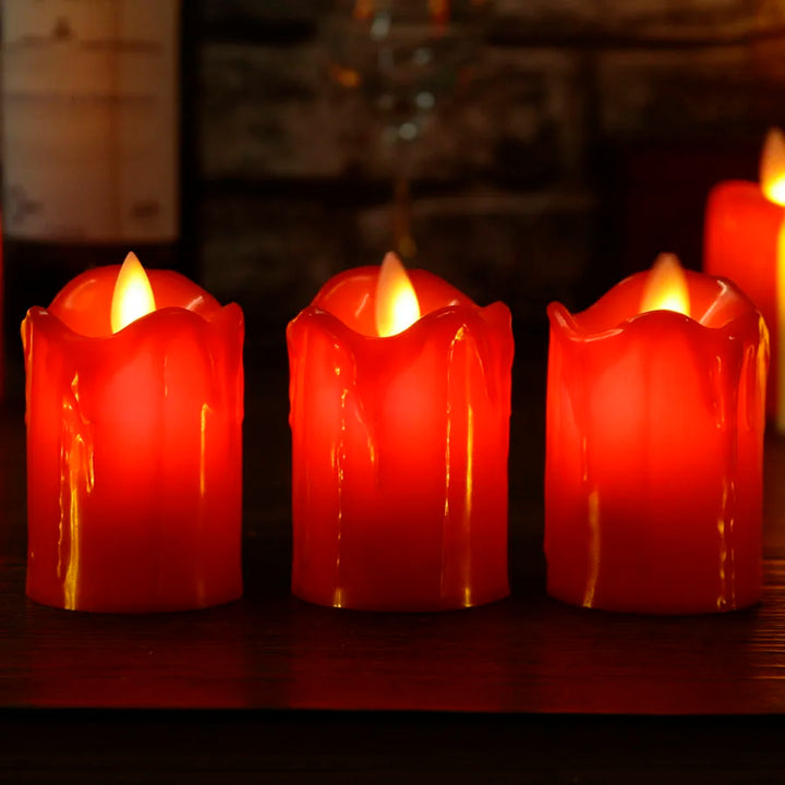 LED lys med flammeeffekt for feiringer Luvikno