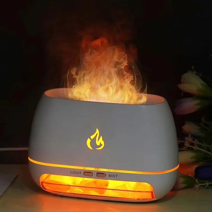 ZoutLicht Aroma Diffuser – Himalayasaltlampe med duftdispersjon og farge lys | Luvikno