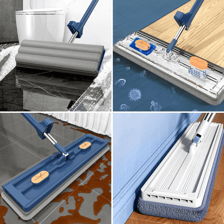 360° Spin Mop med Mikrofiberhode | Luvikno