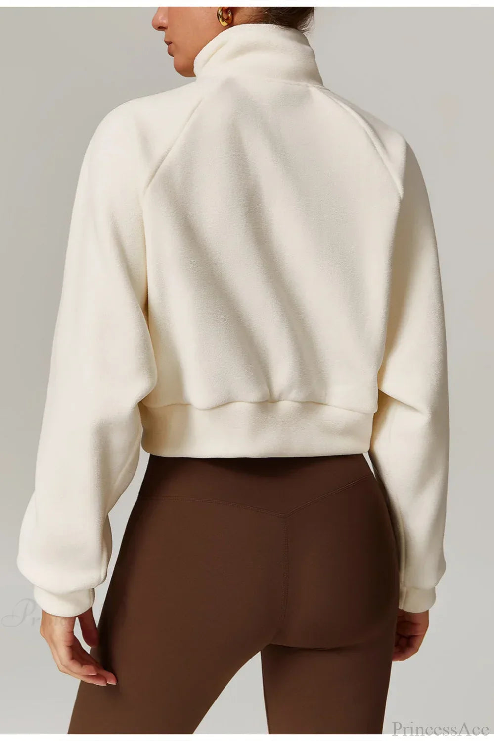 Luvik | Urheilu Pystykaulus Vetoketjullinen Joogatakki