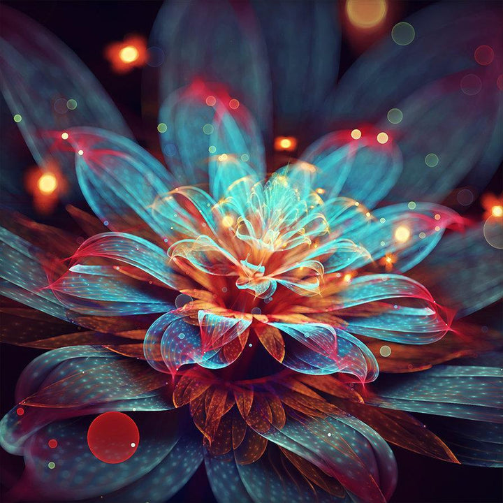 Mystical Flower - GemPaint Kit | Luvikno