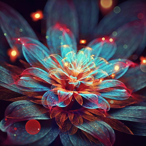 Mystical Flower - GemPaint Kit | Luvikno