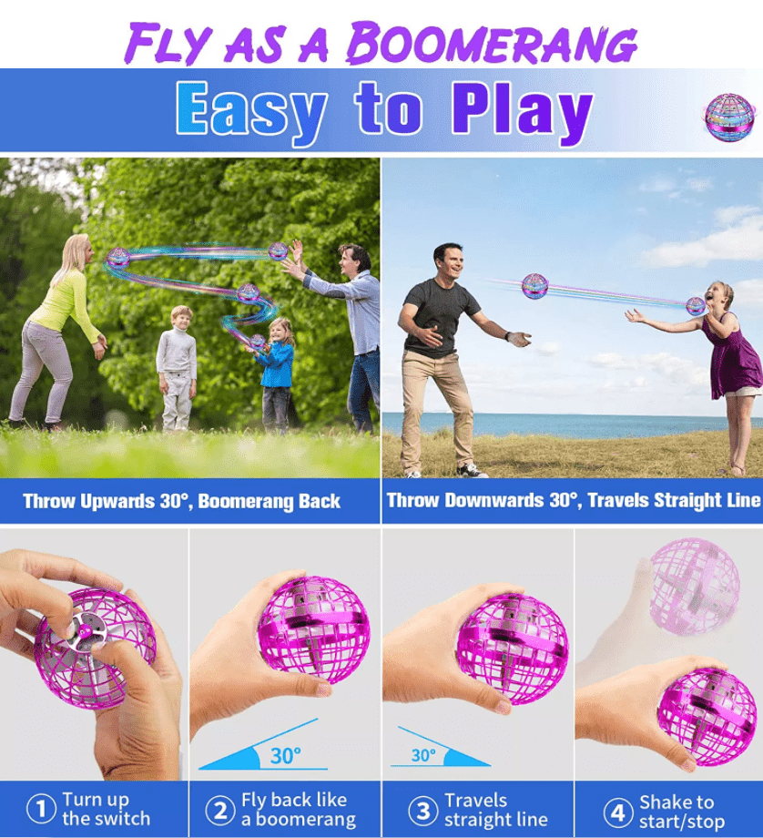 Flying Spinner - Gyro Pro Ball | Luvikno