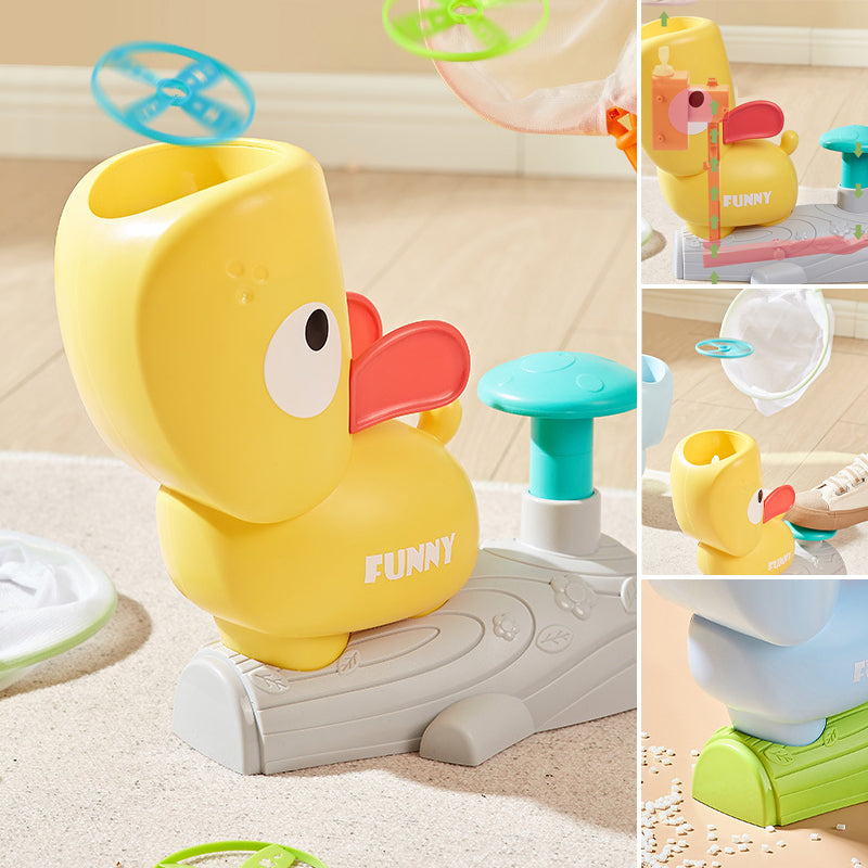 Toy flying ring catapult | luvikno