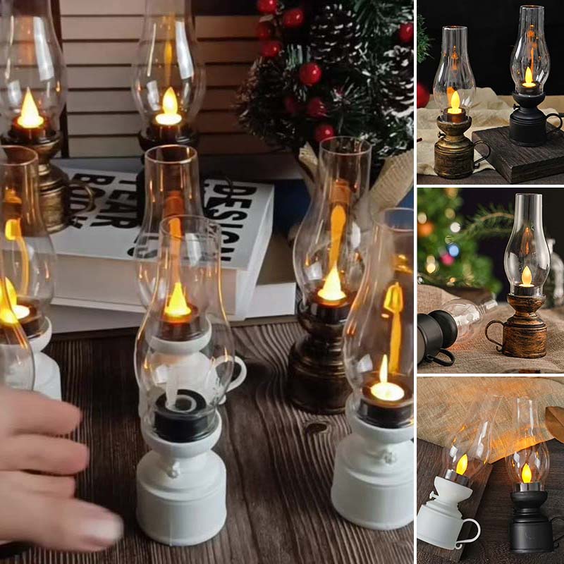 Elektronisk LED Vintage Oljelampe | Luvikno