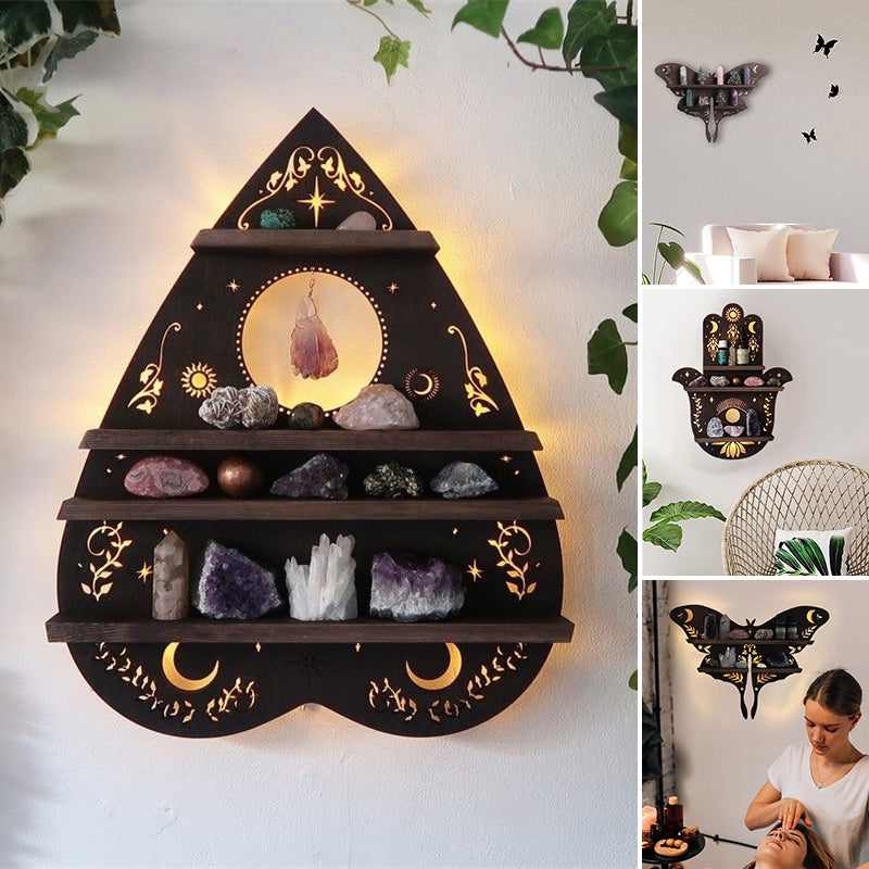 Luna Moth Lampe Krystallhyller | Luvikno