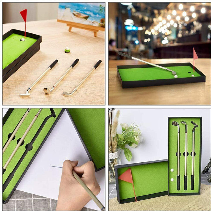Golfgave med putting green Luvikno