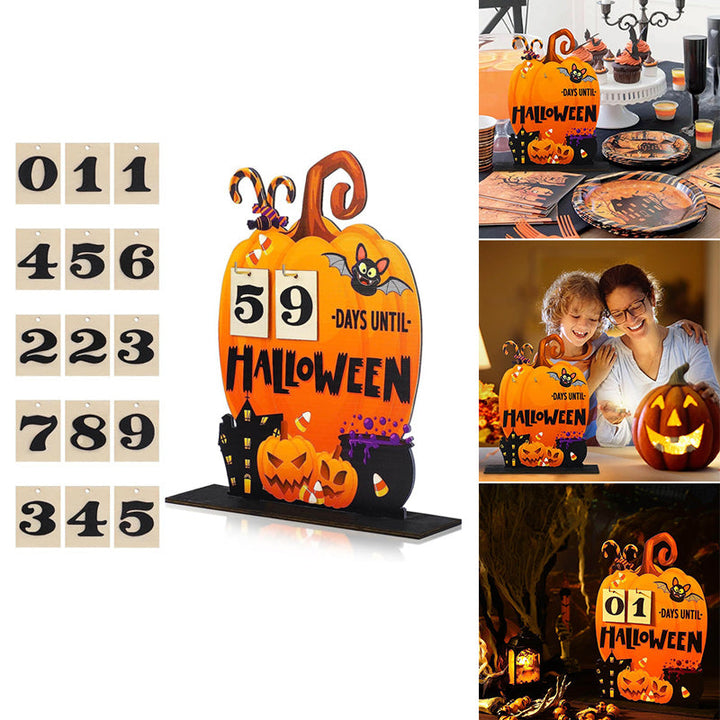 Wood Halloween Advent Calendar | luvikno