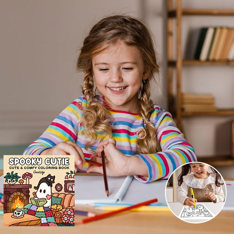 Spooky Cutie: Fargebok for Voksne og Tenåringer | Luvikno
