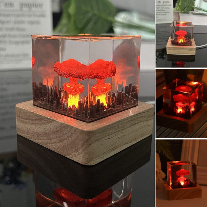 Resinlampe med eksplosive bomber | Luvikno