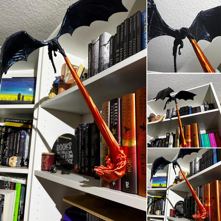 Dragon Flame Book Niche | Luvikno