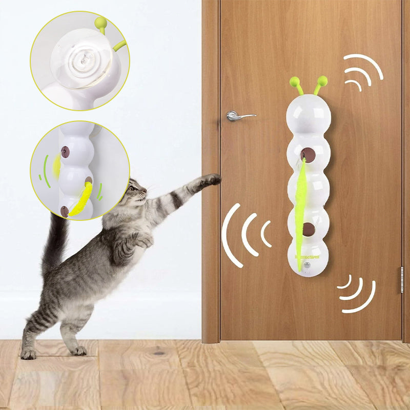 Luvikno | Interaktiv Elektrisk Katt Leketøy "Larve"