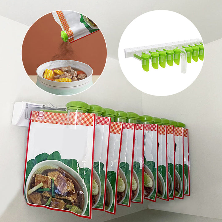 Vegghengt krydderposehyller | Luvikno