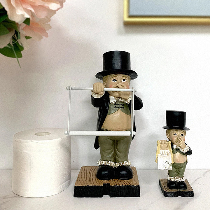 Gentleman papirhåndkleholder dekorasjon | Luvikno