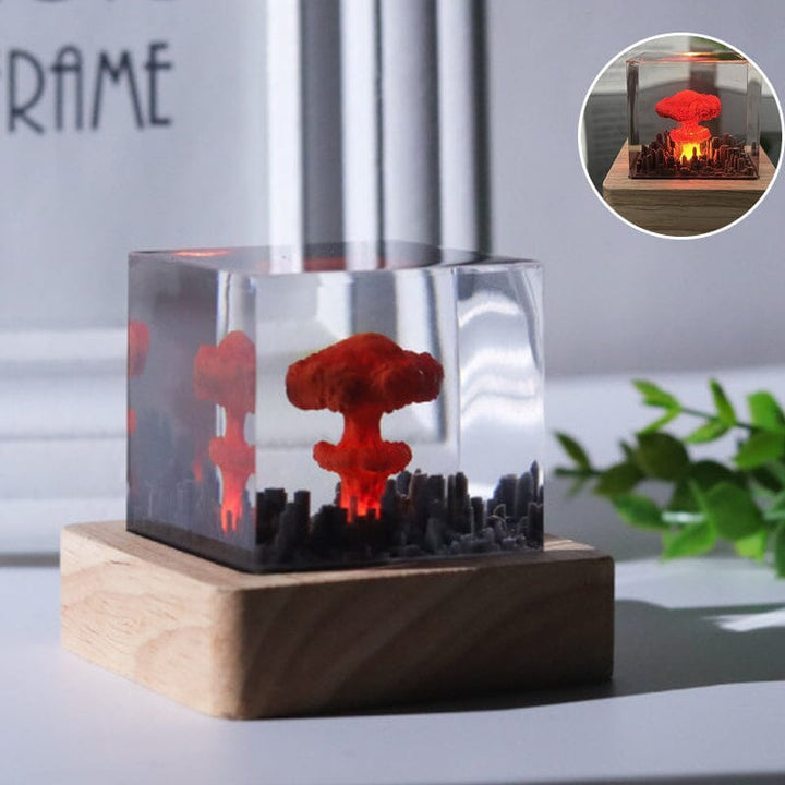 Resinlampe med eksplosive bomber | Luvikno