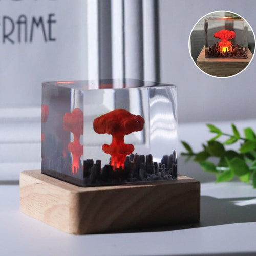 Resinlampe med eksplosive bomber | Luvikno