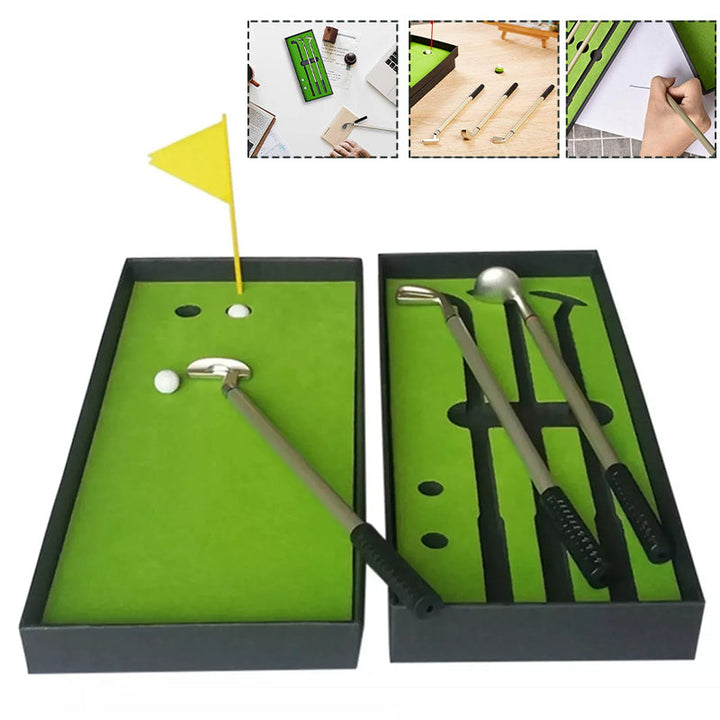Golfgave med putting green Luvikno