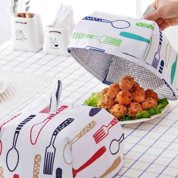 Folding Food Cover Termisk Isolasjon Aluminiumfolie - 2 Pcs Av Sett Luvikno