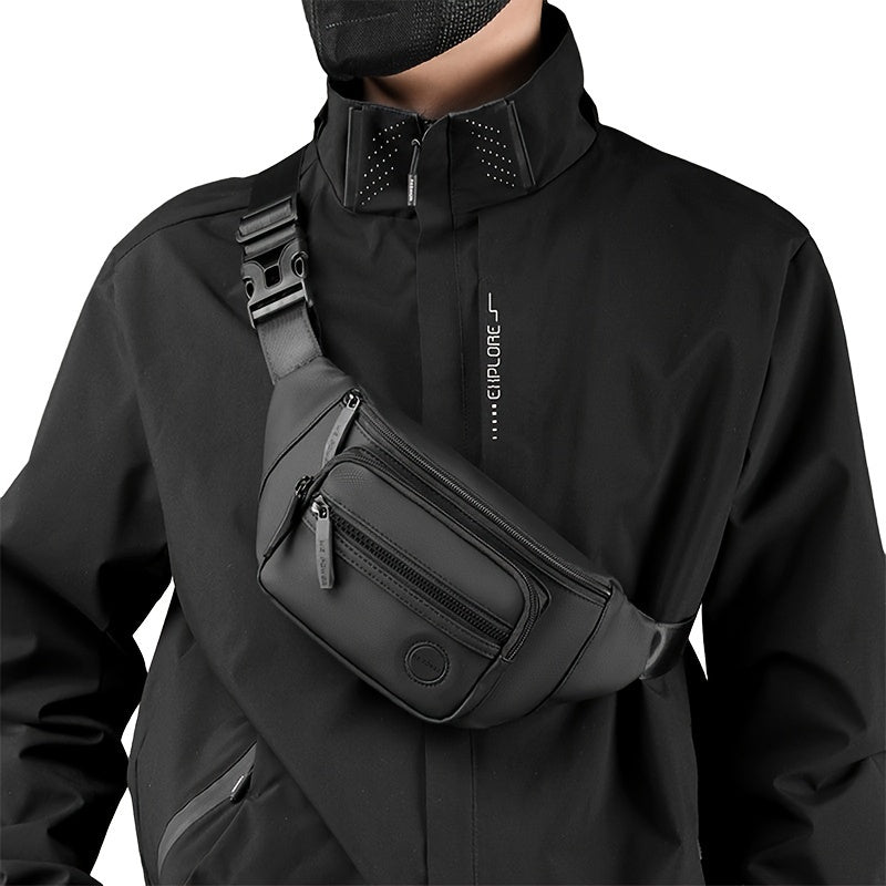 Men's Hip Bag MotionGear – Multifunksjonell Crossbody Bag med Justerbar Stropp | Luvikno