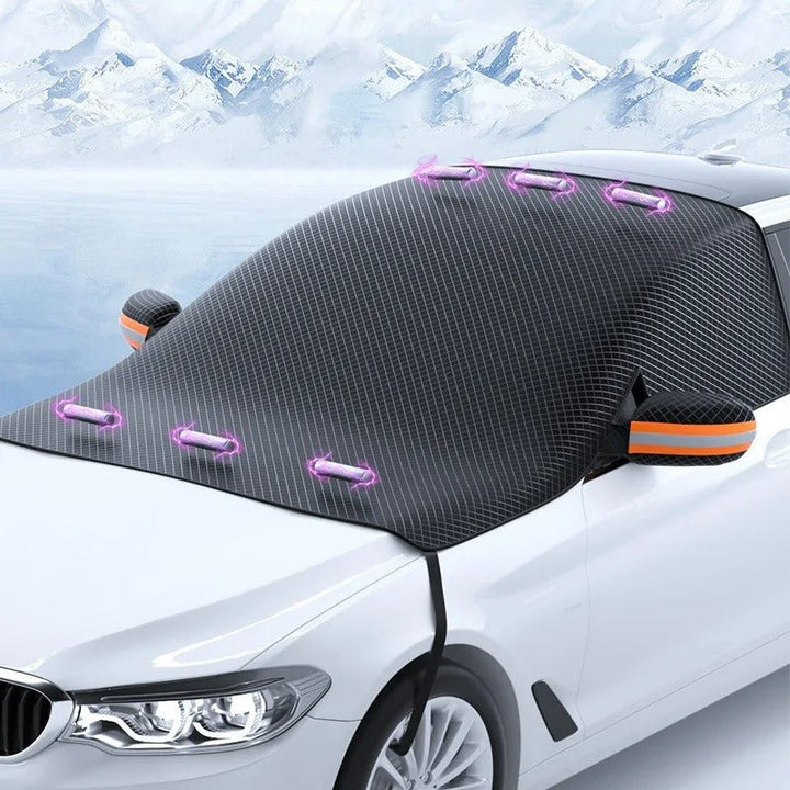 Luvikno | FrostGuard Cover – Magnetisk bilsnødekke for beskyttelse året rundt