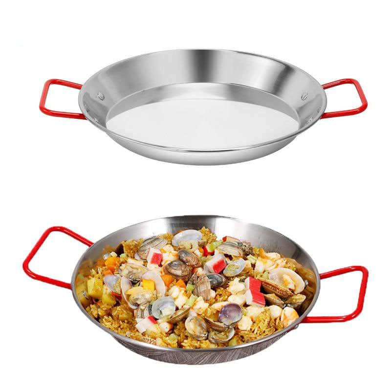 Stekepanne Rustfritt Stål Spansk Dobbel Øre Non-Stick Stekepanne | Luvikno