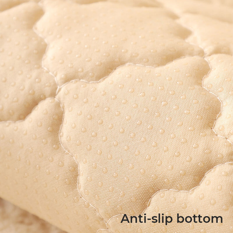 Biscuit Plush Soft Non-Slip Sofa Deksel med Anti-Slip Design | Luvikno
