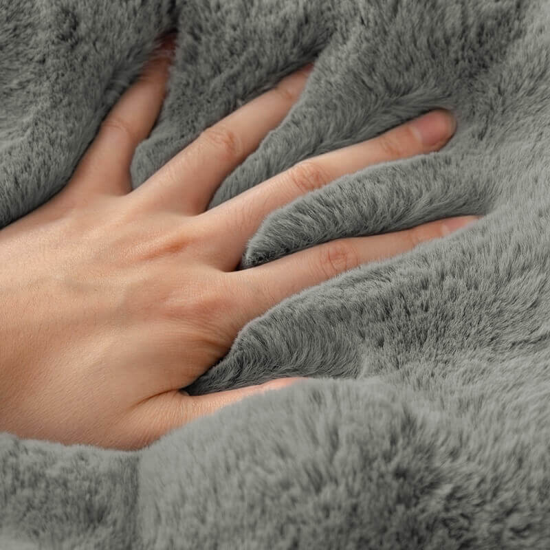 Koselig Plush Enfarget Rutsjefri Sofa Trekk for Komfort | Luvikno