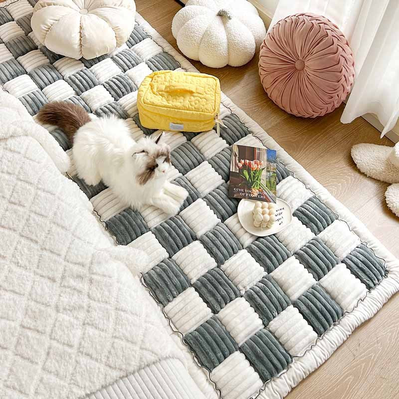 CozyCover – Elegant Teppe for Katt og Menneske Luvikno