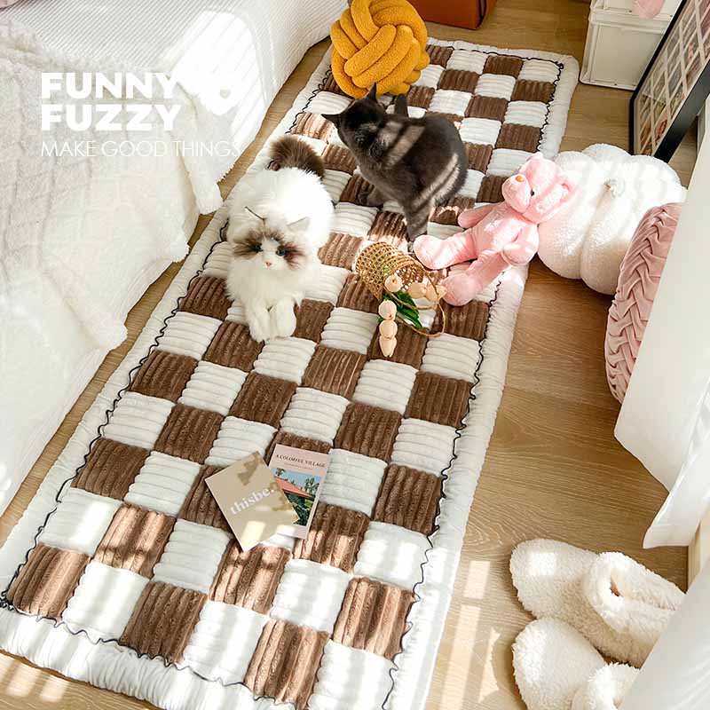 CozyCover – Elegant Teppe for Katt og Menneske Luvikno