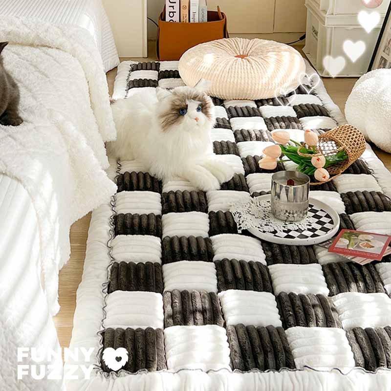CozyCover – Elegant Teppe for Katt og Menneske Luvikno