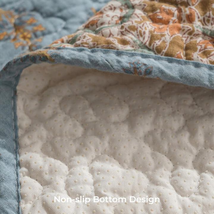Europeisk Floral Cotton Sofa Deksel Beskyttende Non-slip | Luvikno