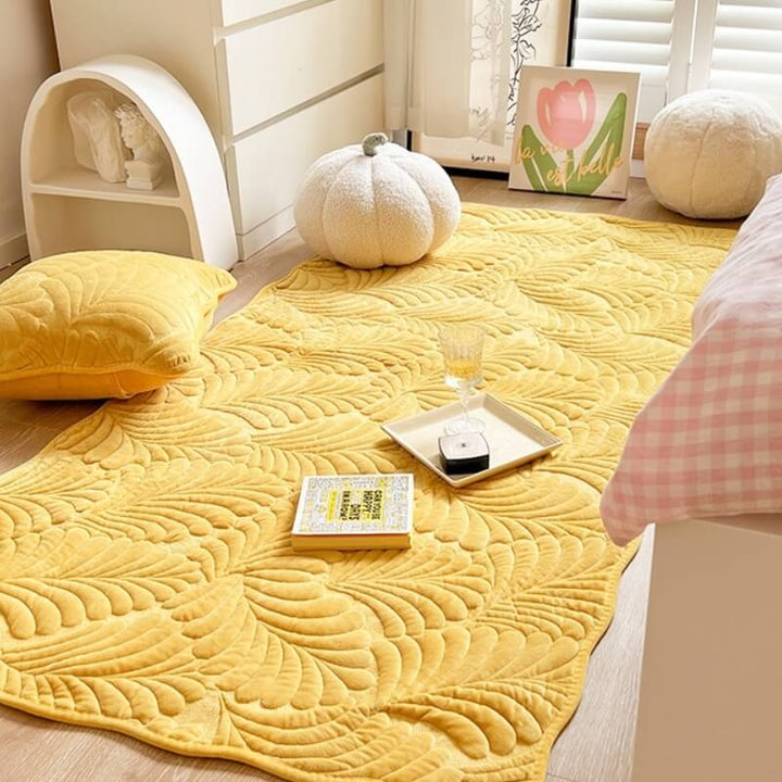 Leaf Cotton Mat Anti-scratch Protective Couch Cover 70x210 | Luvikno