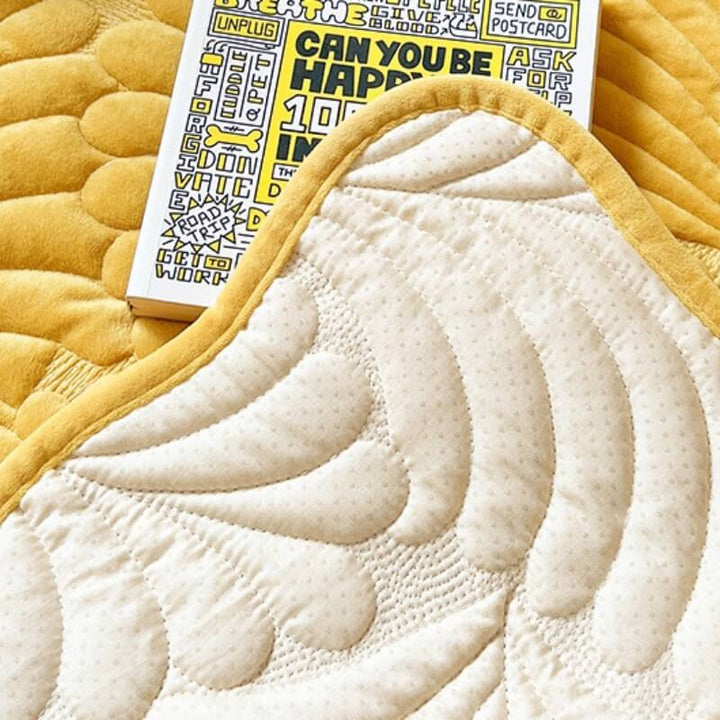 Leaf Cotton Mat Anti-scratch Protective Couch Cover 70x210 | Luvikno