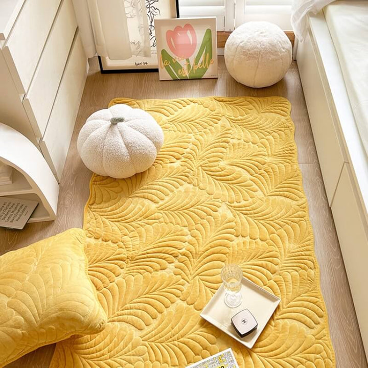 Leaf Cotton Mat Anti-scratch Protective Couch Cover 70x210 | Luvikno