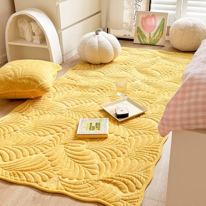 Leaf Cotton Mat Anti-scratch Protective Couch Cover 70x210 | Luvikno