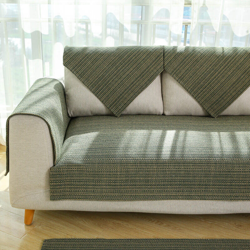Nature Linen Håndvevd Anti-ripes Sofatrekk 70x70 cm | Luvikno