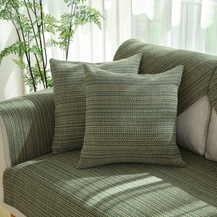 Nature Linen Håndvevd Anti-ripes Sofatrekk 70x70 cm | Luvikno