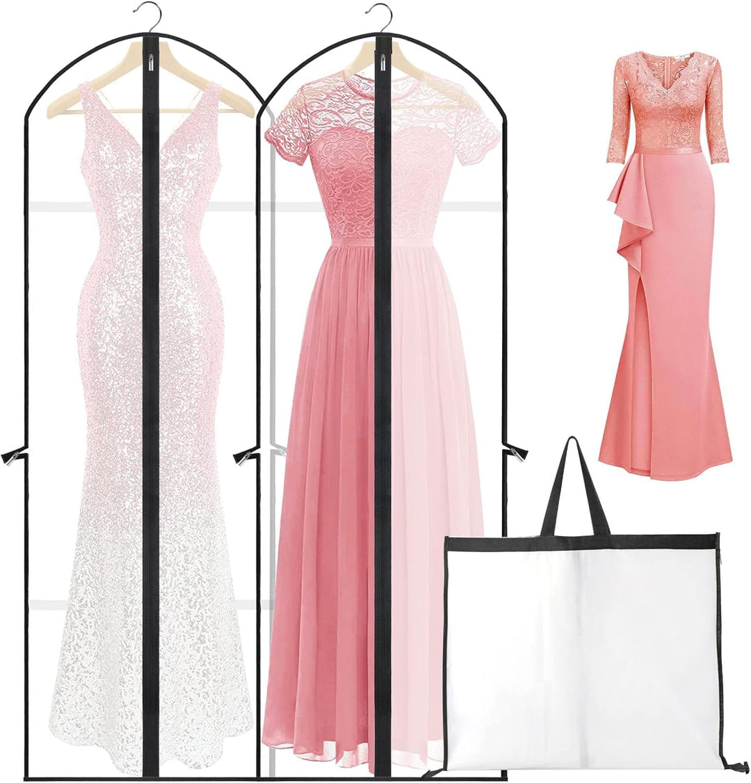 Ekstra-lang kjole & gown plaggveske – 180 cm beskyttende deksler med håndtak | Luvikno