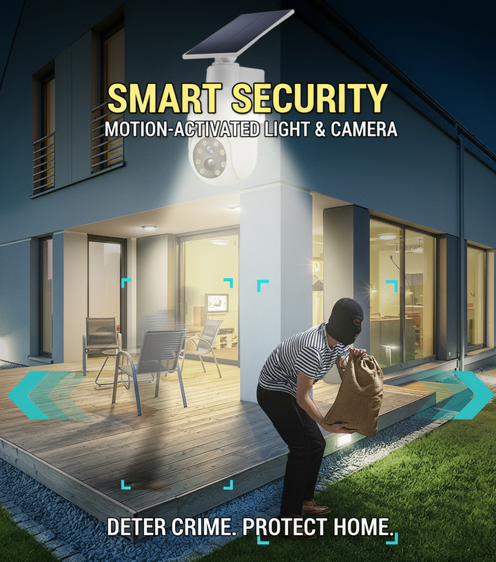 Solenergidrevet bevegelsessensor smart vanntett dummy kamera | Luvikno