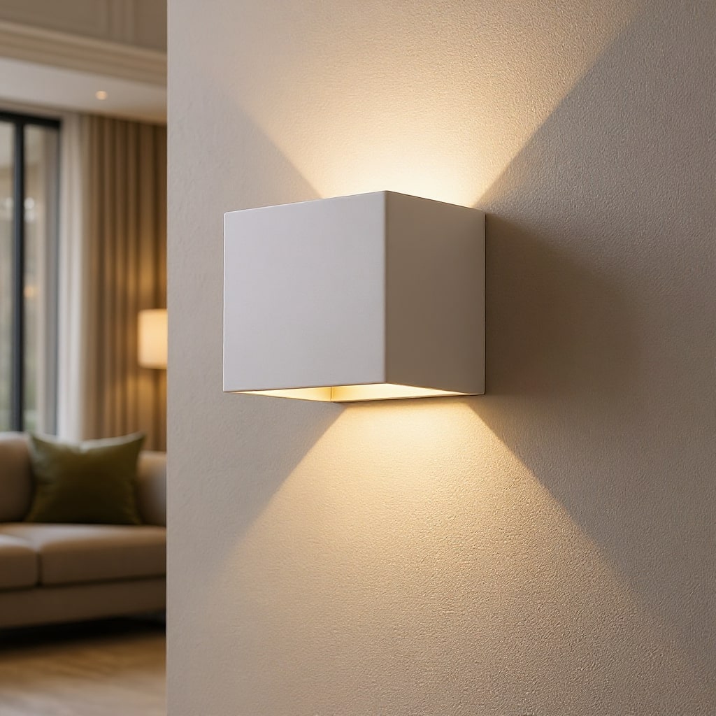Cubic Ledningsfri Bevegelsessensor Vegglys | Luvikno