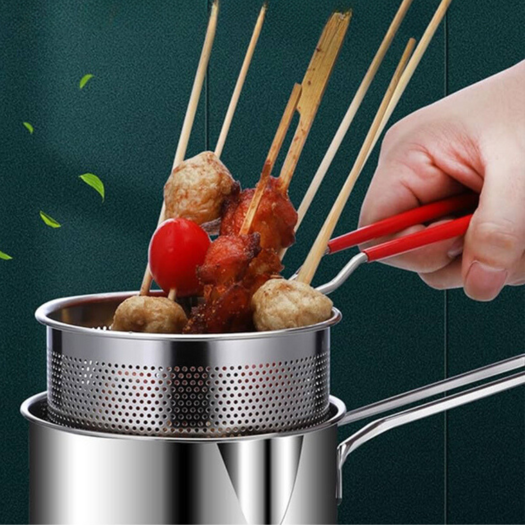 CookPro - Kompakt Frityrsett med Oljesparingsknapp Luvikno