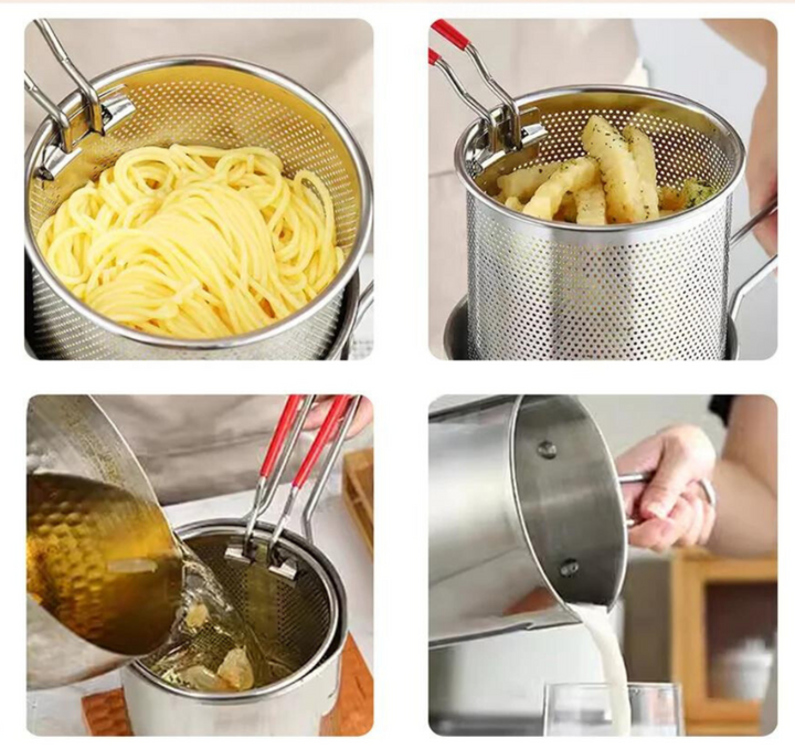 CookPro - Kompakt Frityrsett med Oljesparingsknapp Luvikno