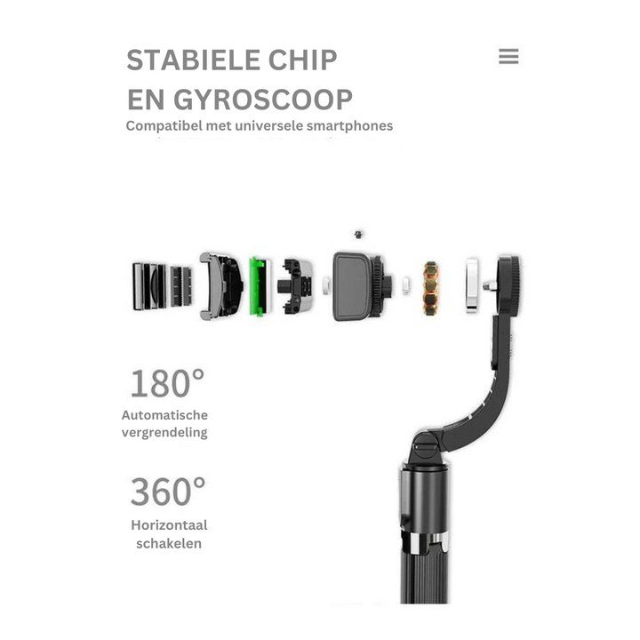 ProStabilizer - Premium Bluetooth Stabilizer for Mobile Photography Luvikno